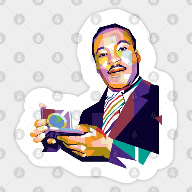 Martin Luther King Jr. - Martin Luther King Jr - Sticker | TeePublic